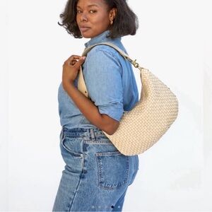 Clare V Cream Moyer Messenger